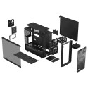 Fractal Design | Meshify 2 Lite | TG Light Tint | Side window | Black | E-ATX | Power supply include
