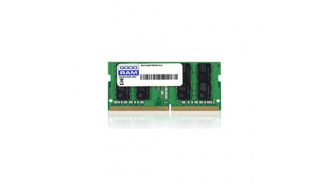 sülearvuti mälu GoodRam SODIMM, DDR4, 8 GB, 2400 MHz, CL17 (GR2400S464L17S/8G)