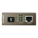 TP-LINK 10/100Mbps RJ45 to 100Mbps single-mode SC fiber Converter Full-duplexTx:1310nm Rx:1550nm up 