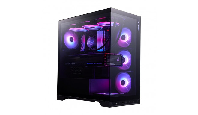 Case|ADATA|INVADER X BTF|MidiTower|Case product features Transparent panel|ATX|MicroATX|MiniITX|Colo