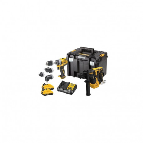 DeWALT DCK2101L2T-QW must kollane akukruvikeeraja/impulssmutrikeeraja