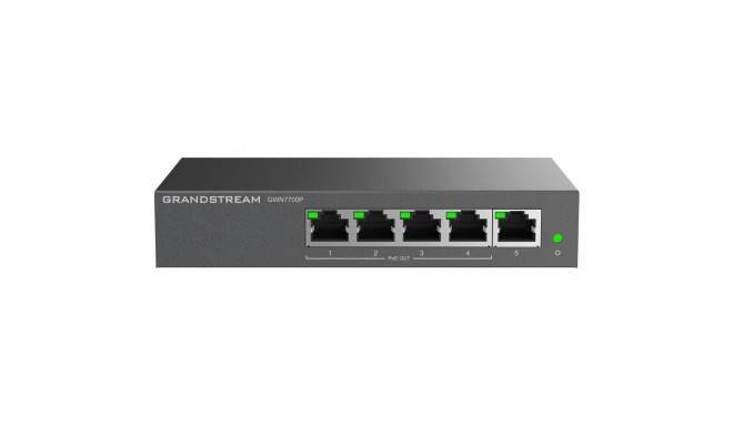 Grandstream GWN 7700P 5xGbE, 4xPOE, haldamata lüliti