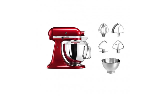 KitchenAid 5KSM175PSECA  Artisan food processor 300 W 4.8 L Red