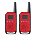 Motorola TALKABOUT T42 raadiosaatja 16 kanalit Must,Punane