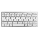 Klaviatuur Silver HT Teclado Inalámbrico Colors Edition - Blanco Hispaaniakeelne Qwerty Hõbedane