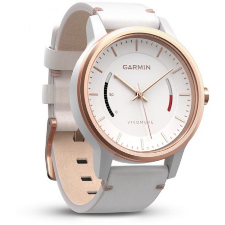 Garmin aktiivsusmonitor Vivomove Classic, rose gold/valge nahk