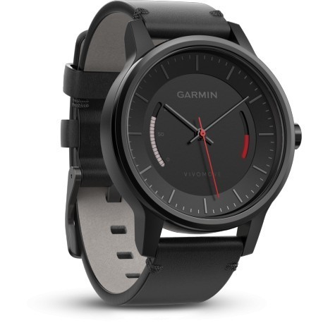 Garmin aktiivsusmonitor Vivomove Classic, must/must nahk
