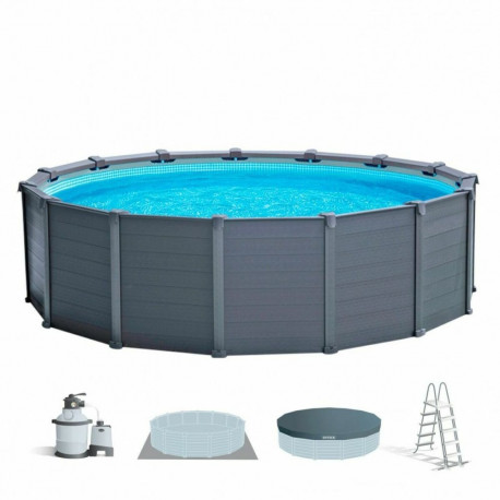 Circular Pool with Filtering System Intex 478 x 124 cm 16.500 l Circular