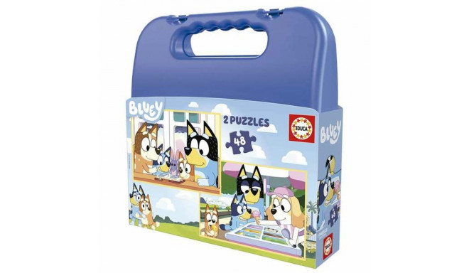 2 Pusle Komplekt Educa Bluey 48 Tükid, osad