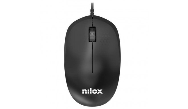 Mouse Nilox MOUSB1012 Black 1200 DPI