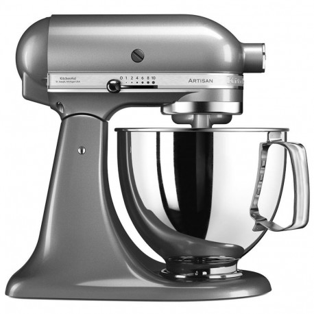 Toidukombain KitchenAid 5KSM125ECU Hõbedane 300 W 4,8 L