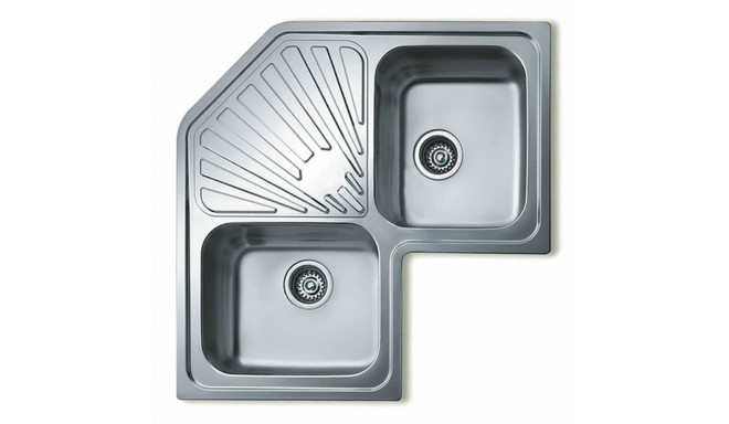 Sink with Two Basins Teka ANGULAR 2C SF