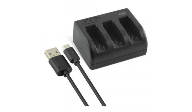 GoPro Battery Charger KSIX Hero 5 USB-C Black