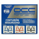Harness with 6 fastening points Fia Racing OCC Motorsport - Black