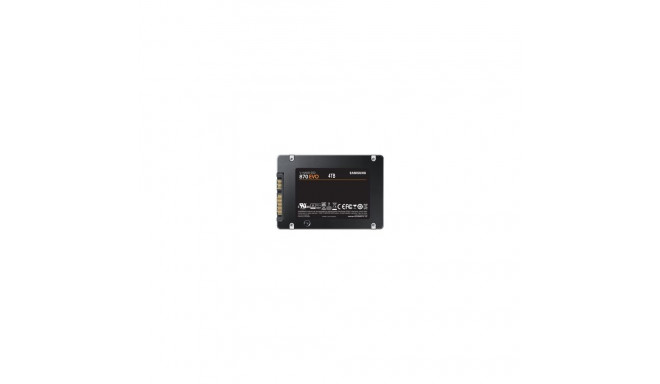 Samsung SSD 870 EVO 4000 GB, SSD form factor 2.5", SSD interface SATA III, Write speed 530 MB/s, Rea