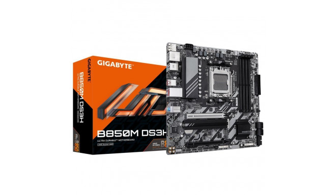 Gigabyte Mainboard||AMD B850|SAM5|Micro-ATX|Memory DDR5|Memory slots 4|1xPCI-Express 3.0 4x|1xPCI-Ex