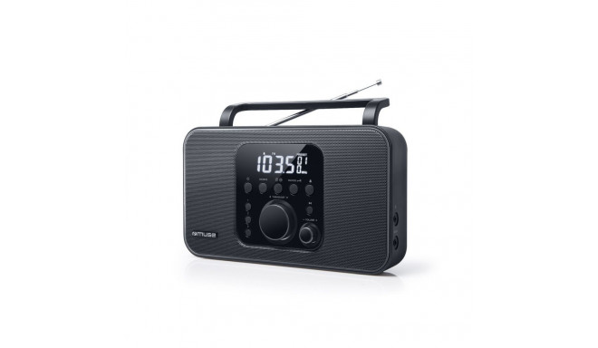 Muse Radio M-091R Black, AUX in, Alarm function