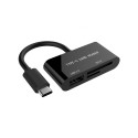 Gembird MEMORY READER USB-C SD/COMBO UHB-CR3-02