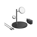 Anker MagGo Magnetic Wireless Charger (Qi 2.0, 15W), 3-in-1 Stand, Black |