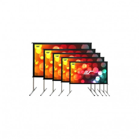 Elite Screens Yard Master 2 Mobile Outdoor screen WV-Dual OMS100H2-DUAL Diagonal 120