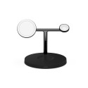 Belkin Pro MagSafe 3in1 Wireless Charging Stand + AC Power Adapter BOOST CHARGE Black, 15 W Belkin Pro MagSafe 3in1 Wireless Charging Stand + AC Power Adapter BOOST CHARGE Black, 15 W