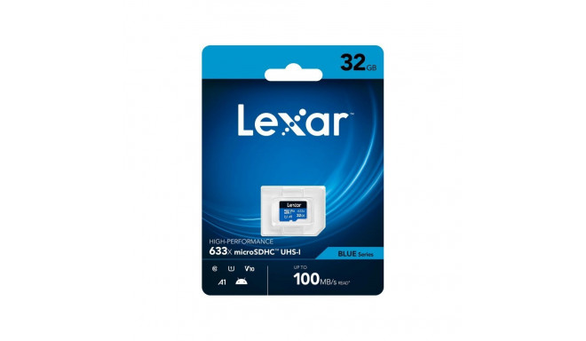 Lexar 64GB High-Performance 633x microSDHC UHS-I, up to 100MB/s read 20MB/s write