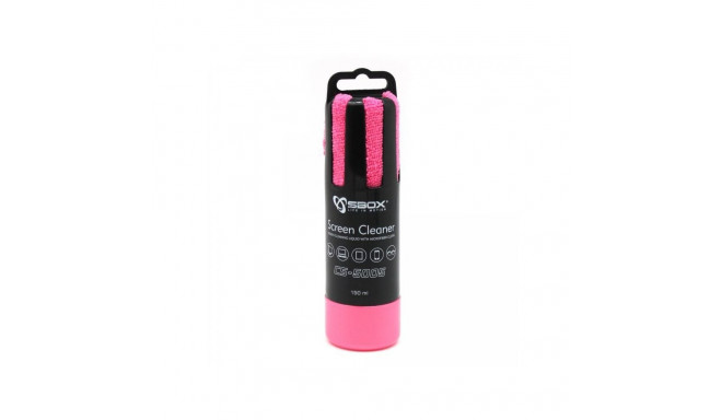Sbox CS-5005P Screen Cleaner 150ml pink