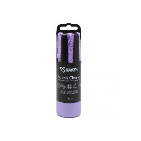 Sbox CS-5005U Screen Cleaner 150ml purple