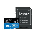 Lexar MEMORY MICRO SDXC 512GB UHS-I/W/ADAPTER LSDMI512BB633A