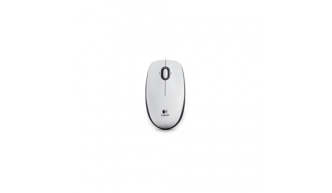 Logitech B100 White, Portable Optical Mouse