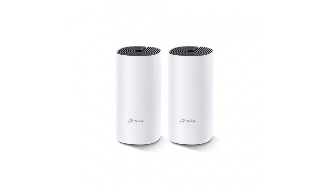 TP-Link Whole Home Mesh WiFi System Deco M4 (2-Pack) 802.11ac, 300+867 Mbit/s, 10/100/1000 Mbit/s, E