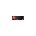 Gembird Gaming mouse pad PRO, extra large, Black/Red, Extra wide pad surface size 350 x 900 mm
