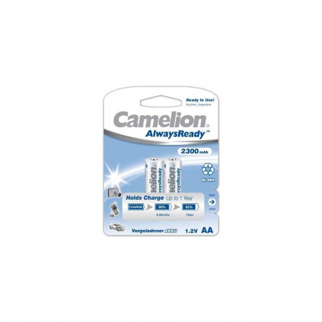 Camelion AA/HR6, 2300 mAh, AlwaysReady Rechargeable Batteries Ni-MH, 2 pc(s)