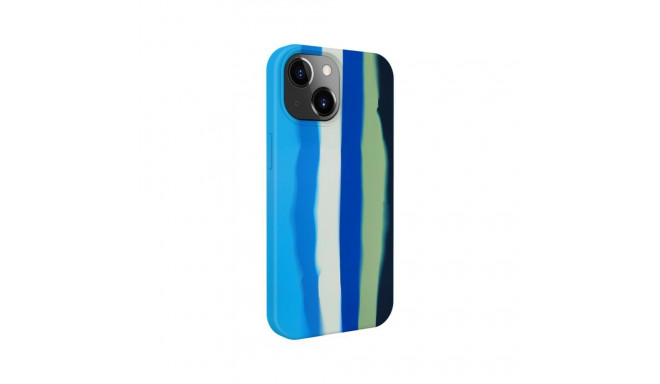 Evelatus Apple iPhone 15 Plus Silicone case Multi-Colored Blue