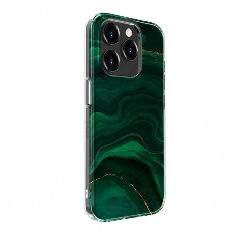 Evelatus Apple iPhone 15 Pro Max PC Customized Print Design Marble Green