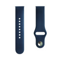 Evelatus 22mm Silicone Loop Watch Straps (130mm M/L) Blue
