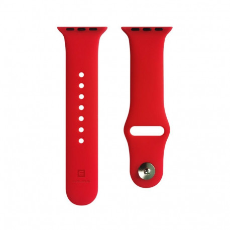 Evelatus Evelatus Watch 38/40/41mm Silicone Loop Watch Straps (132mm M/L) Red
