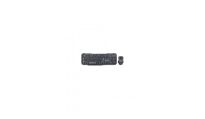 Gembird KEYBOARD +MOUSE WRL ENG/MULTIMEDIA KBS-WM-02