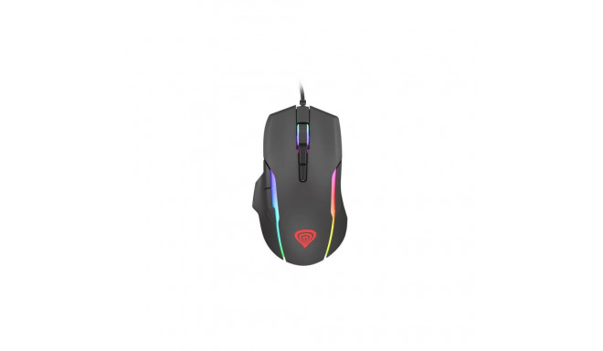 Genesis Xenon 220 Gaming Mouse, 500 - 6400DPI, Wired, Black