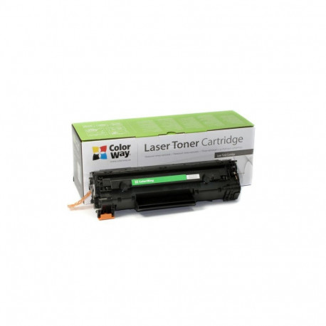 ColorWay Toner Cartridge, Black, HP CE285A (85A); Canon 725
