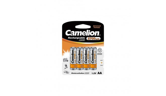 Camelion AA/HR6, 2700 mAh, Rechargeable Batteries Ni-MH, 4 pc(s)