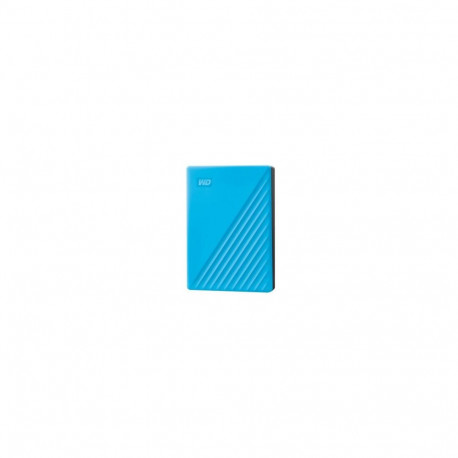 Western Digital External HDD||My Passport|4TB|USB 2.0|USB 3.0|USB 3.2|Colour Blue|WDBPKJ0040BBL-WESN