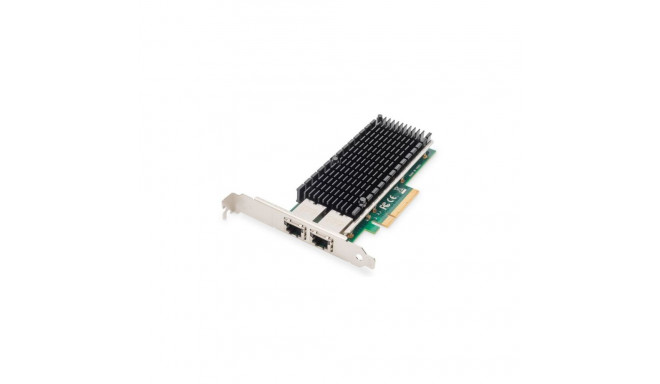 Digitus 10Gbps Dual Port Ethernet Server adapter PCIe X8, Intel X540 BT2 DN-10163