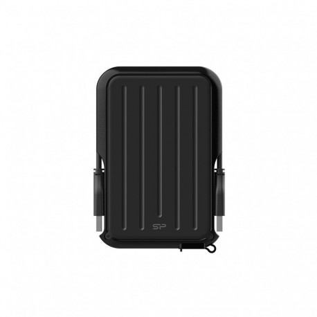 Silicon power Portable Hard Drive ARMOR A66 1000 GB, USB 3.2 Gen1, Black