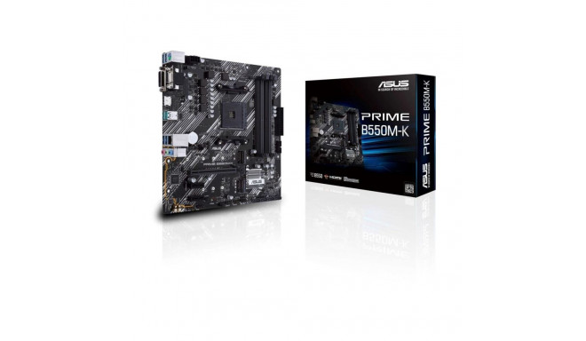 Asus PRIME B550M-K Memory slots 4, Processor family AMD, Micro ATX, DDR4, Processor socket AM4, Chip