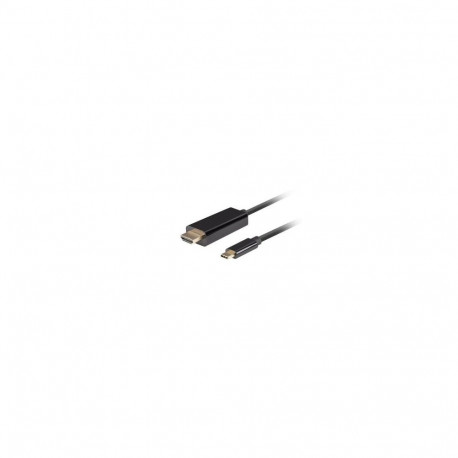 Lanberg USB-C to HDMI Cable, 0.5 m 4K/60Hz, Black