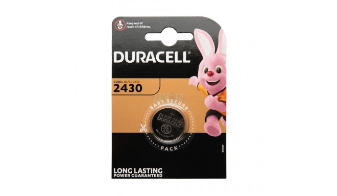 Duracell Battery DL2430 BL1 CR2430, Lithium, 1 pc(s)