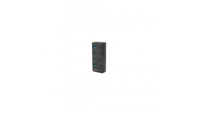 Natec USB 3.0 HUB, Mantis 2, 4-Port, On/Off with AC Adapter