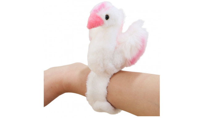 Pluszowa Maskotka Łabędź Opaska Bransoletka Na Rękę Biały