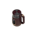 AD 1305 burgundy Czajnik elektryczny szklany led z regulacją temperatury 1,7l